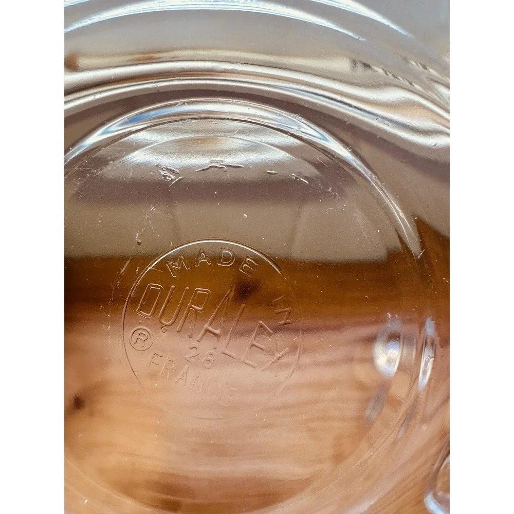 Duralex Clear Glass Nesting Mixing Condiments Bowls Set Of 4 Made in France
